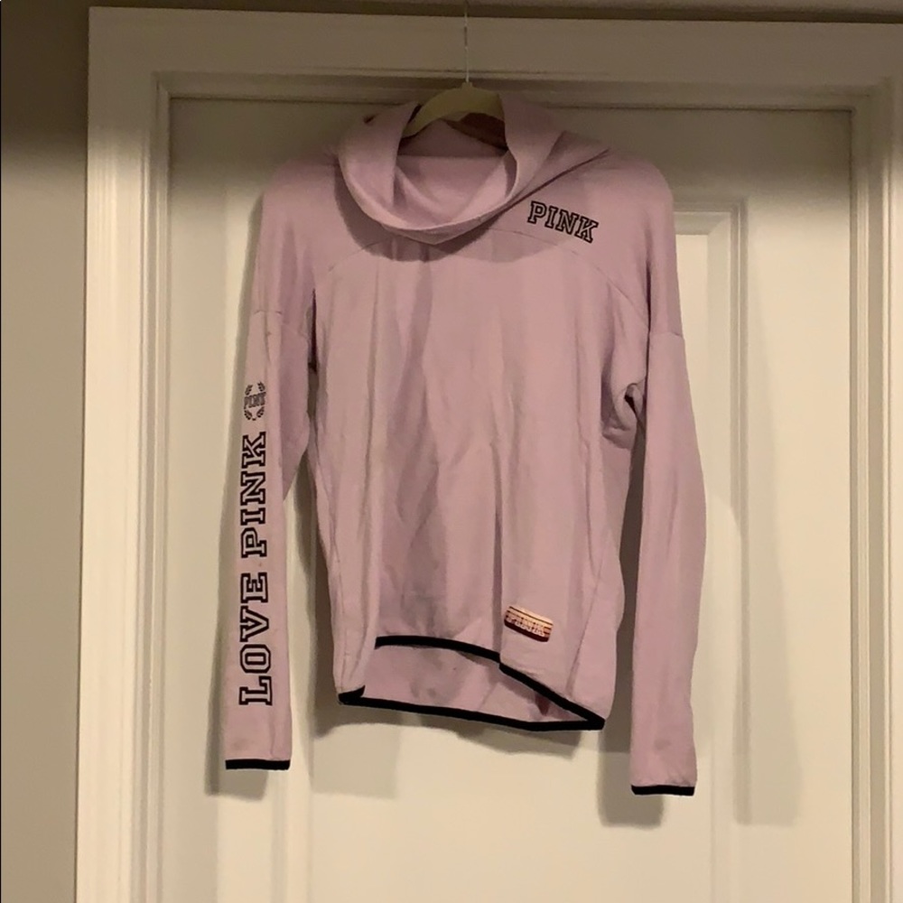 pink hoodie